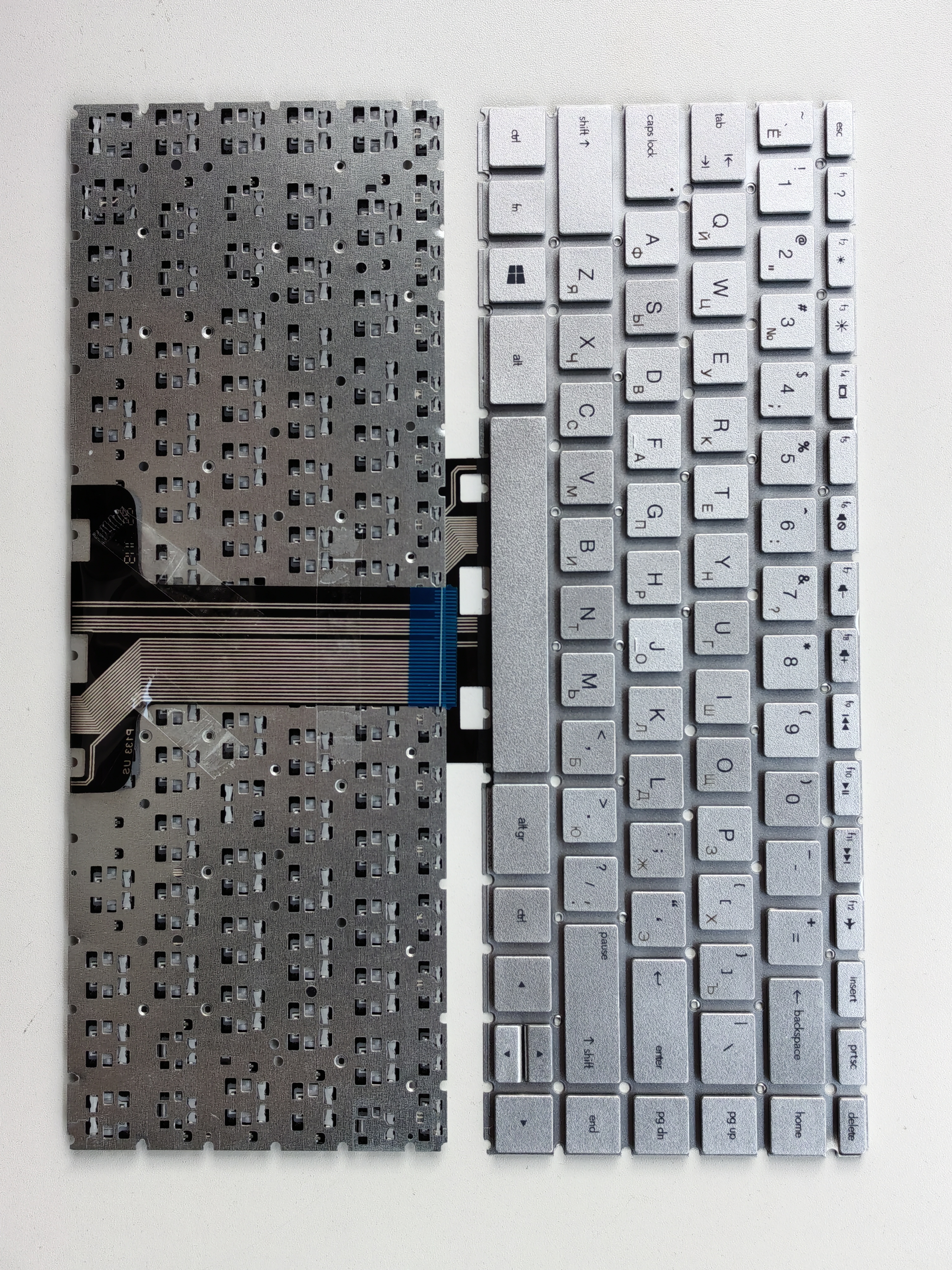 Picture of New Replacement Laptop Keyboard For HP 14-BS SILVER (OEM) RU Layout